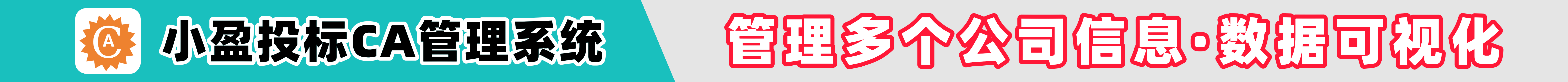 小盈ca管理系统